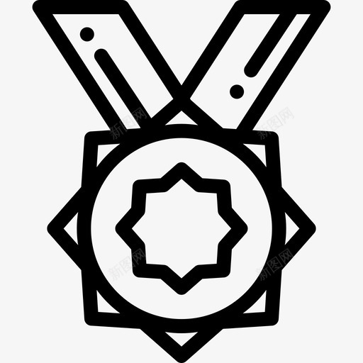 奖章奖励13直系图标svg_新图网 https://ixintu.com 奖励13 奖章 直系
