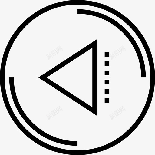 播放按钮ui界面16线性图标svg_新图网 https://ixintu.com ui界面16 播放按钮 线性