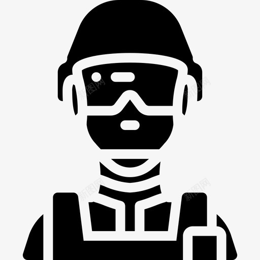 士兵职业7已满图标svg_新图网 https://ixintu.com 士兵 已满 职业7