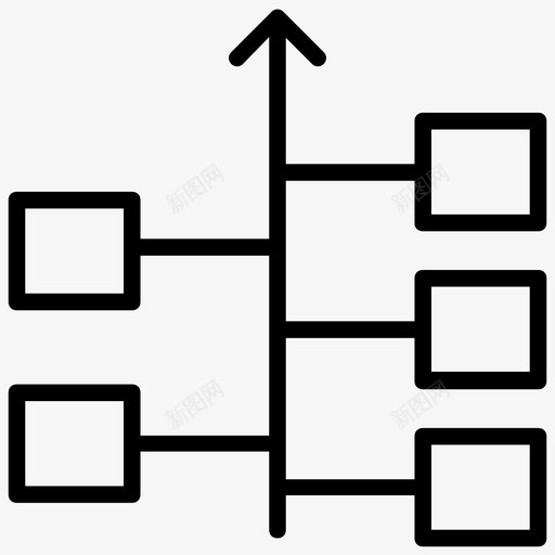 算法数据基础设施流程图图标svg_新图网 https://ixintu.com 工作流 操作管理 数据可视化线图标 数据基础设施 流程图 算法