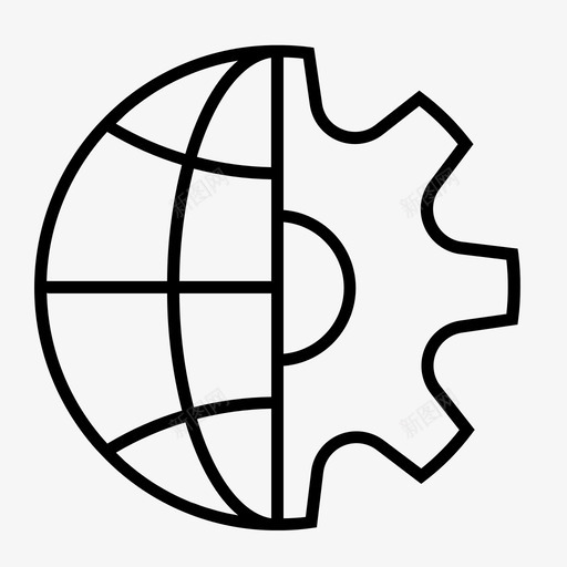 业务设置财务全局图标svg_新图网 https://ixintu.com 业务设置 业务财务 全局 财务 货币