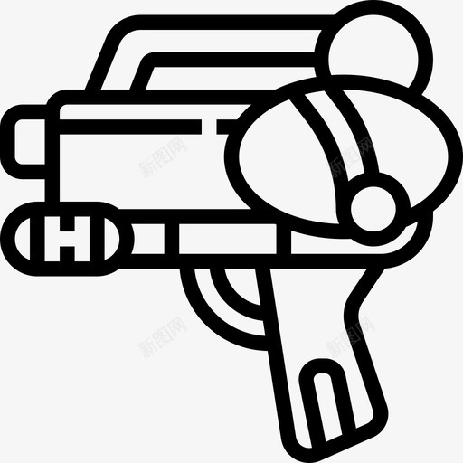 外星人玩具2直线型图标svg_新图网 https://ixintu.com 外星人 玩具2 直线型