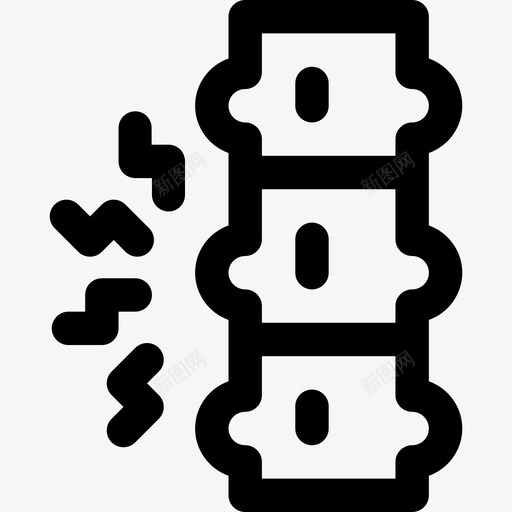 脊椎按摩理疗3直系图标svg_新图网 https://ixintu.com 理疗3 直系 脊椎按摩