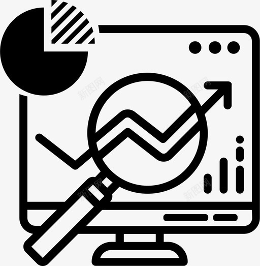 分析分析图饼图图标svg_新图网 https://ixintu.com 分析 分析图 电子商务 统计 饼图