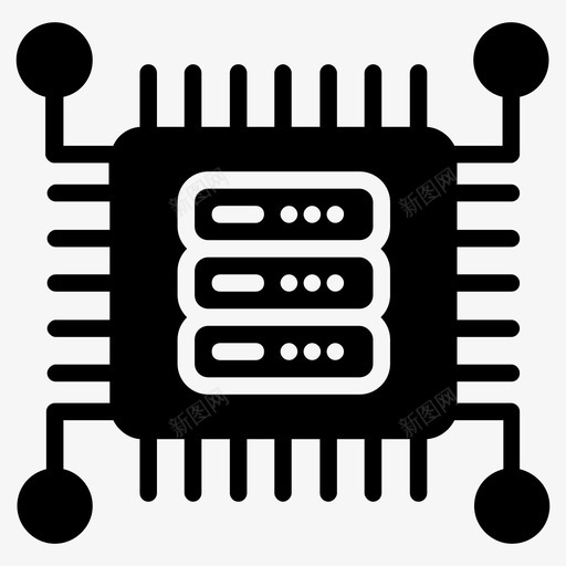 计算机硬件主板pc硬件图标svg_新图网 https://ixintu.com pc硬件 主板 存储设备 数据库字形图标 服务器硬件 计算机硬件
