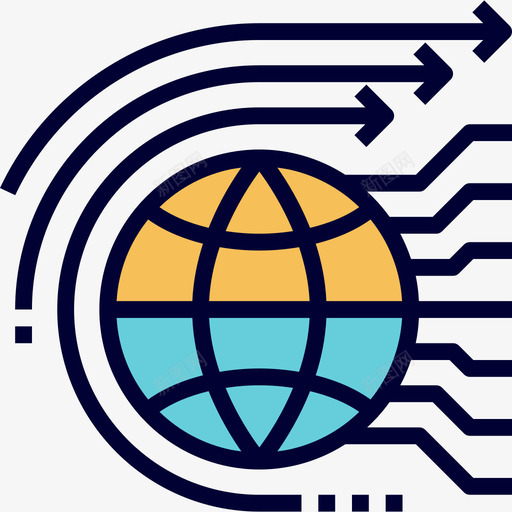 世界茎色线色图标svg_新图网 https://ixintu.com 世界 线色 茎色