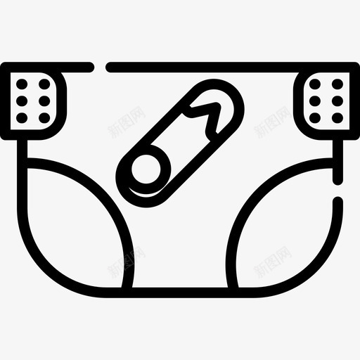 婴儿换尿布购物中心9号直系图标svg_新图网 https://ixintu.com 婴儿换尿布 直系 购物中心9号