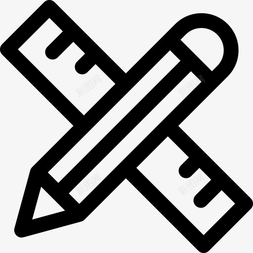 办公用具ui接口7线性图标svg_新图网 https://ixintu.com ui接口7 办公用具 线性