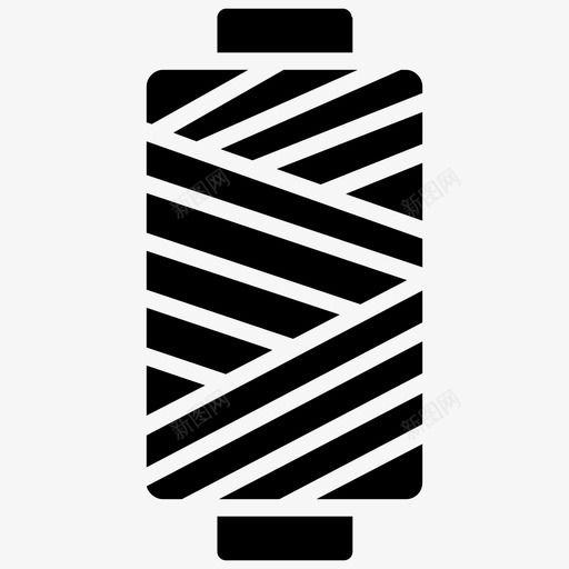 线轴缝纫线裁缝线图标svg_新图网 https://ixintu.com 线轴 缝纫和针线字形图标 缝纫线 裁缝线