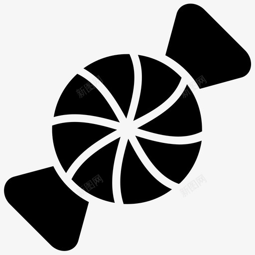 糖果太妃糖包装糖果图标svg_新图网 https://ixintu.com 包装糖果 太妃糖 糖果 糖果和糖果字形图标