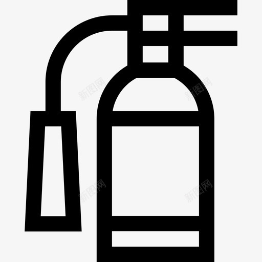 灭火器酒店服务5线性图标svg_新图网 https://ixintu.com 灭火器 线性 酒店服务5
