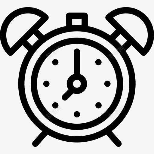 闹钟幼儿园5线性图标svg_新图网 https://ixintu.com 幼儿园5 线性 闹钟