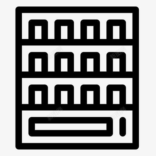 自动售货机饮料食品图标svg_新图网 https://ixintu.com 2018年8月28日 自动售货机 零食 食品 饮料