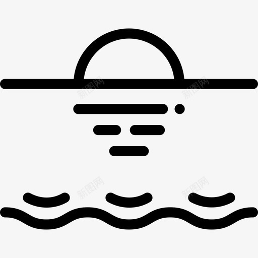 海上假日旅行8直系图标svg_新图网 https://ixintu.com 假日旅行8 海上 直系
