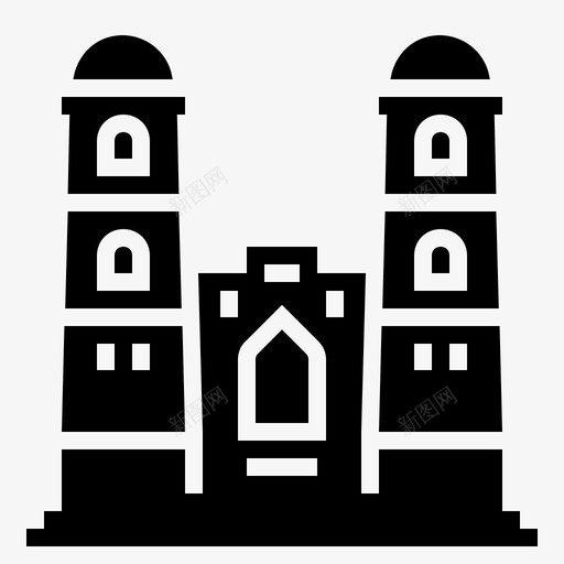 塔吉克斯坦亚洲建筑图标svg_新图网 https://ixintu.com 亚洲 亚洲国家地标 地标 塔吉克斯坦 建筑 旅游