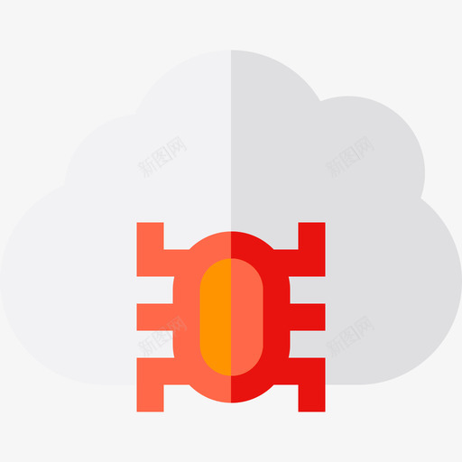 病毒网络犯罪扁平化图标svg_新图网 https://ixintu.com 扁平化 病毒 网络犯罪