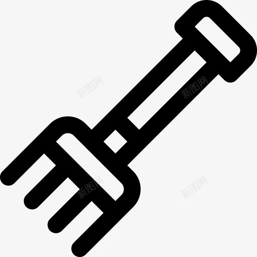 耙子农场2直线图标svg_新图网 https://ixintu.com 农场2 直线 耙子