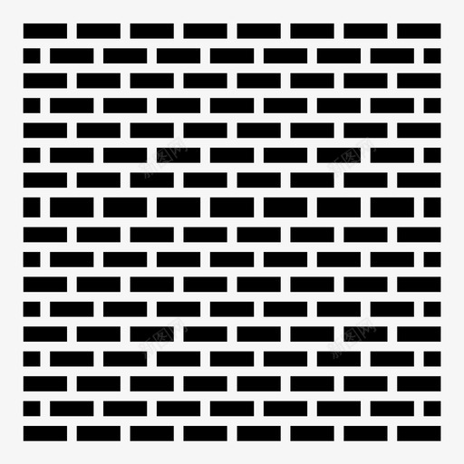 砖块建筑安全图标svg_新图网 https://ixintu.com 停止 墙 安全 建筑 砖块 纹理 网格