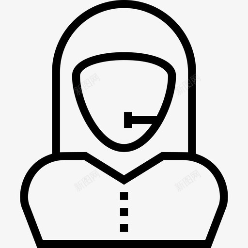 客户服务全球物流8直线图标svg_新图网 https://ixintu.com 全球物流8 客户服务 直线