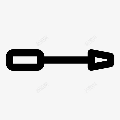 螺丝刀结构维修图标svg_新图网 https://ixintu.com 工具 粗体工具 结构 维修 螺丝刀