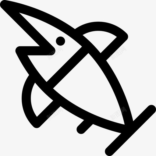 旗鱼海洋生物9直系图标svg_新图网 https://ixintu.com 旗鱼 海洋生物9 直系