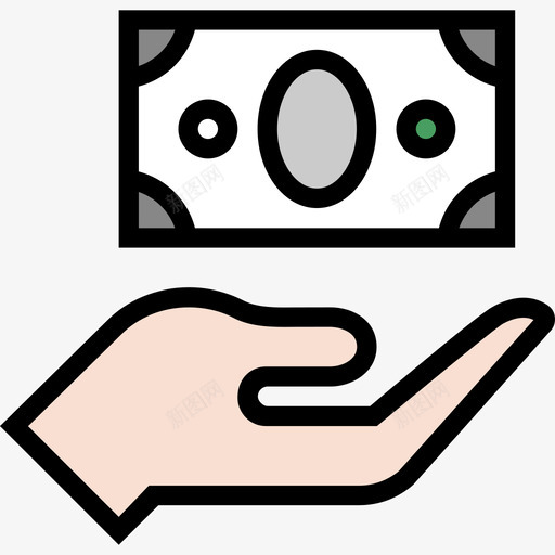赚钱搜索引擎优化营销业务财务线性颜色图标svg_新图网 https://ixintu.com 搜索引擎优化营销业务财务 线性颜色 赚钱