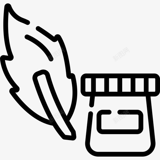 墨水普通艺术15直线图标svg_新图网 https://ixintu.com 墨水 普通艺术15 直线