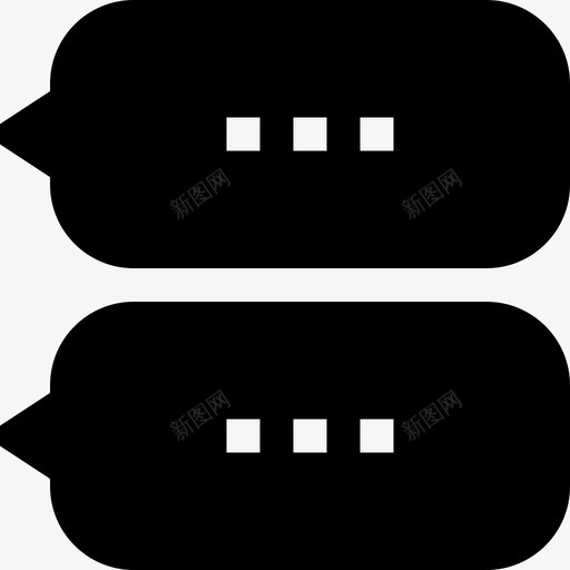 评论营销seo7已填充图标svg_新图网 https://ixintu.com 已填充 营销seo7 评论