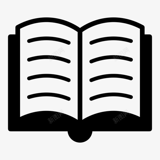 书籍文献图书馆图标svg_新图网 https://ixintu.com 书籍 图书馆 手册 教育2 文献 阅读