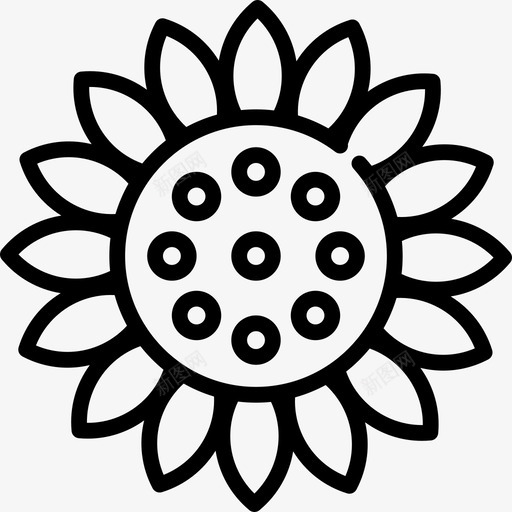 SunflowerJunine4直系派对图标svg_新图网 https://ixintu.com Junine4 Sunflower 直系派对
