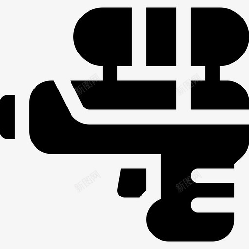 水枪拱廊中心5填充图标svg_新图网 https://ixintu.com 填充 拱廊中心5 水枪