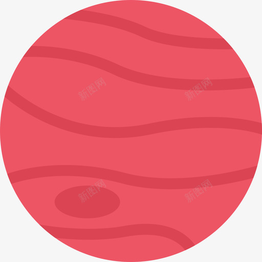 木星太空与科学3号平的图标svg_新图网 https://ixintu.com 太空与科学3号 平的 木星