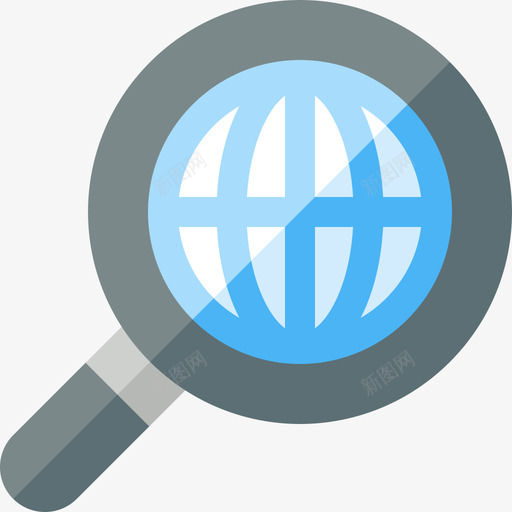 搜索营销seo6平面图标svg_新图网 https://ixintu.com 平面 搜索 营销seo6