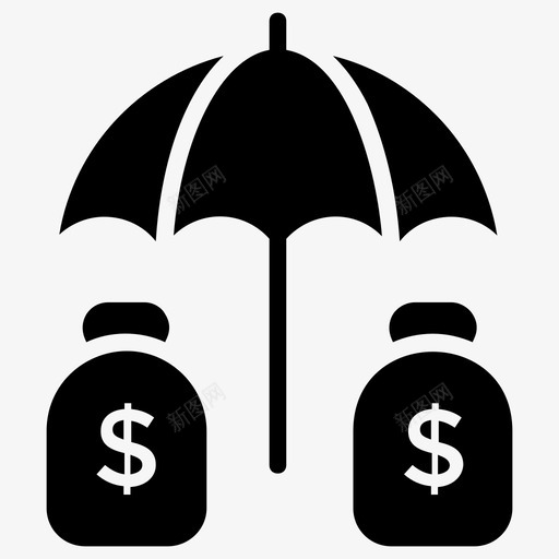 金融保险金融保护金融服务图标svg_新图网 https://ixintu.com 人身保险 职业赔偿 被动收入机会雕文图标 金融保护 金融保险 金融服务