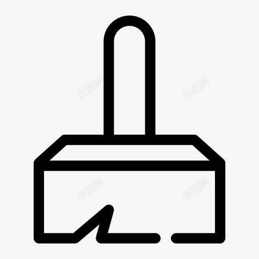 画笔工具工具间隙介质图标svg_新图网 https://ixintu.com 工具 工具间隙介质 画笔