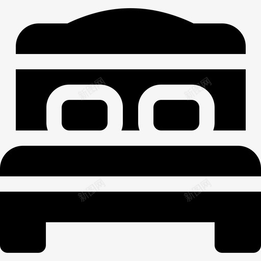 床不动产45有人住图标svg_新图网 https://ixintu.com 不动产45 床 有人住