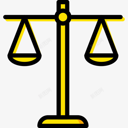 秤商务78黄色图标svg_新图网 https://ixintu.com 商务78 秤 黄色