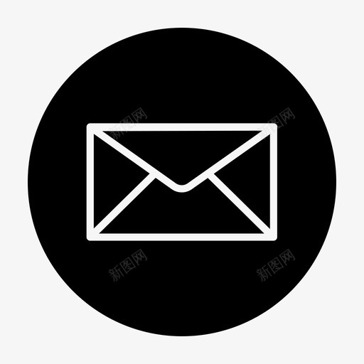 电子邮件通信对话图标svg_新图网 https://ixintu.com 信封 信息 基本设计1外线stokeminusfron 对话 电子邮件 通信