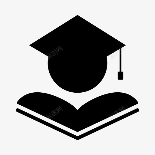 学生教育学校图标svg_新图网 https://ixintu.com 学习 学校 学生 教育 教育图标