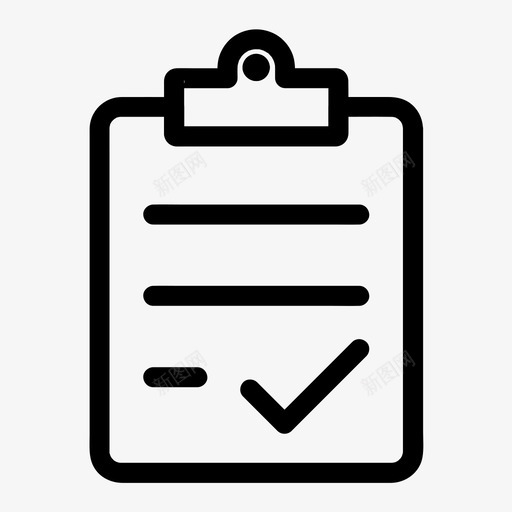 报告剪贴板检查图标svg_新图网 https://ixintu.com 剪贴板 基本图标所有尺寸 库存 报告 检查 笔记