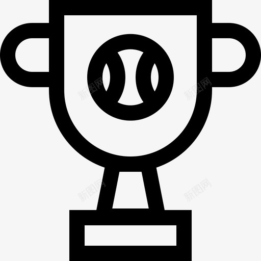 奖杯棒球7直线型图标svg_新图网 https://ixintu.com 奖杯 棒球7 直线型