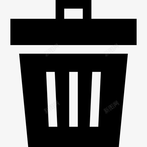 垃圾云计算和网络3已填充图标svg_新图网 https://ixintu.com 云计算和网络3 垃圾 已填充