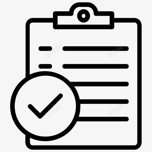 待办事项列表议程列表清单图标svg_新图网 https://ixintu.com 产品列表 待办事项列表 手机银行和在线支付线路图标 清单 议程列表 购物列表