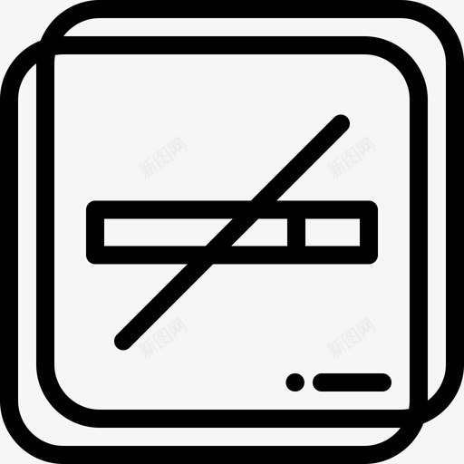 禁止吸烟酒店服务13直系图标svg_新图网 https://ixintu.com 直系 禁止吸烟 酒店服务13