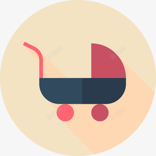 婴儿车家庭4公寓图标svg_新图网 https://ixintu.com 公寓 婴儿车 家庭4