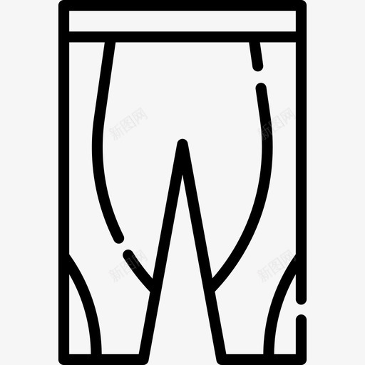 紧身裤公路自行车比赛2直线型图标svg_新图网 https://ixintu.com 公路自行车比赛2 直线型 紧身裤