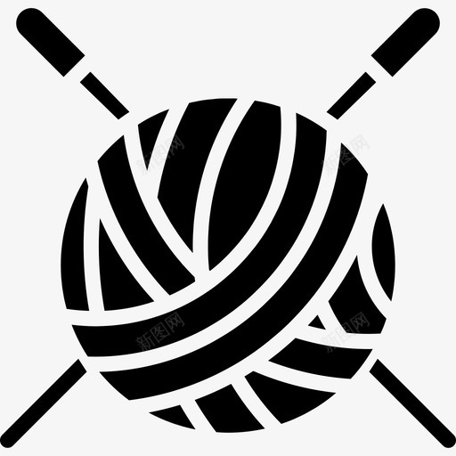 针织休闲17填充图标svg_新图网 https://ixintu.com 休闲17 填充 针织