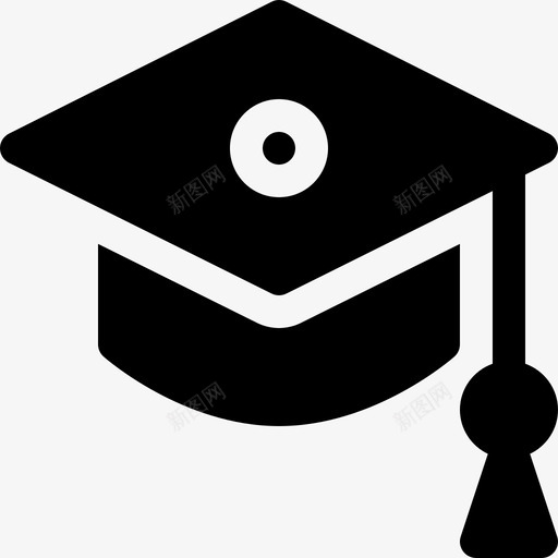 Mortarboard培训和辅导5已满图标svg_新图网 https://ixintu.com Mortarboard 培训和辅导5 已满