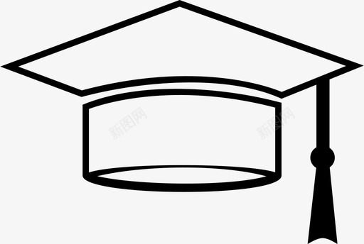 学士帽毕业生学校图标svg_新图网 https://ixintu.com 学士帽 学校 学生 毕业生