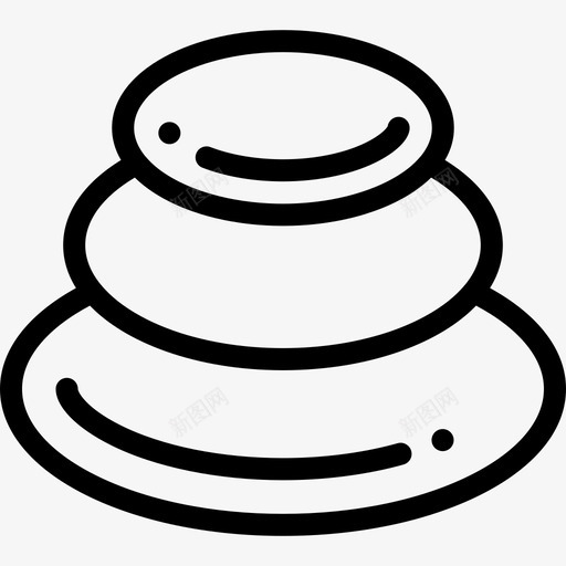 石头健康生活方式9直系图标svg_新图网 https://ixintu.com 健康生活方式9 直系 石头